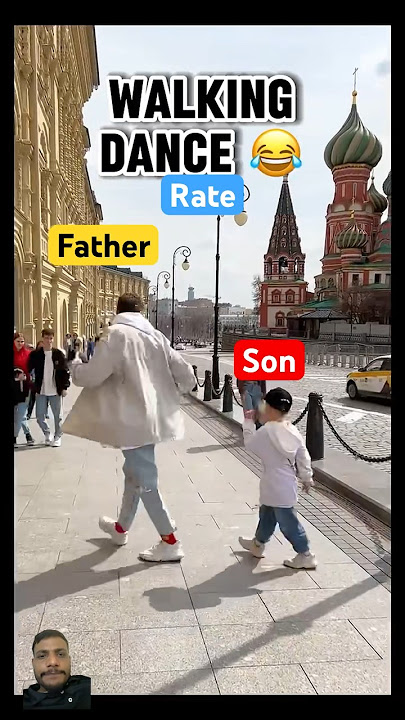 The walking dance father and son #dance #walkingdance #dancepractice #russia #russiandance