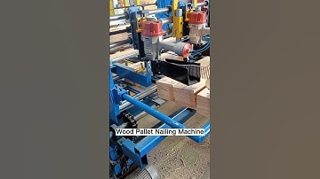 Henan Exporting Wood pallet machine | Stringer Pallet Nailing Machine