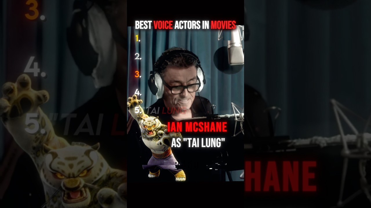 Ranking best voice actors in movies