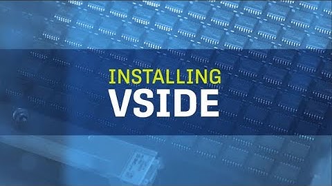 VS1010: Installing VSIDE