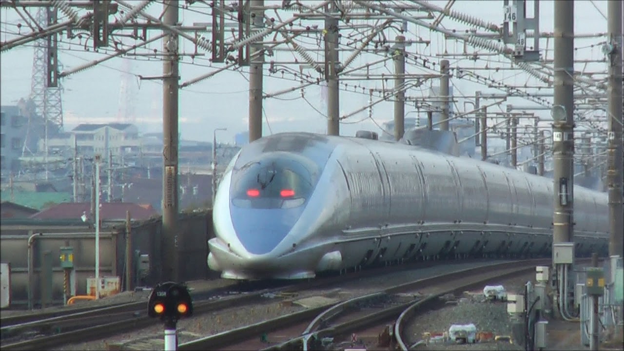 東海道新幹線三河安城駅　300系500系700系N700系　2009 12 26