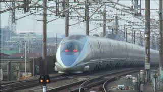 東海道新幹線三河安城駅　300系500系700系N700系　2009 12 26