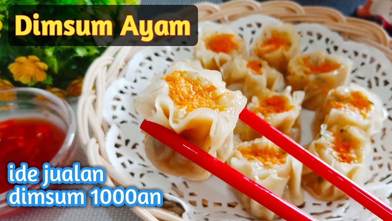 Cara Membuat Dimsum Ayam • Ide jualan dimsum ayam 1000an 