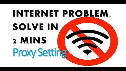 How to configure Proxy Settings in Google Chrome