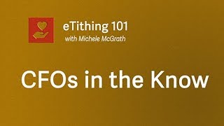 eTithing 101: CFOs in the Know