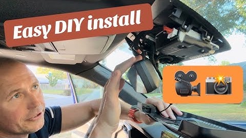 Wefoka 4k dashcam install on 2024-2025 Toyota Tacoma 