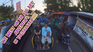 Riding A Becak, Exploring Malioboro Street, and Pigging Out At Hartono Mall In Yogyakarta 2022