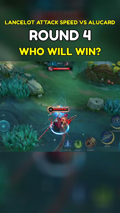MLBB - LANCELOT ATTACK SPEED VS ALUCARD - ROUND 4 - WHO WILL WIN?
