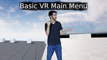 Make a Simple Main Menu for Virtual Reality!