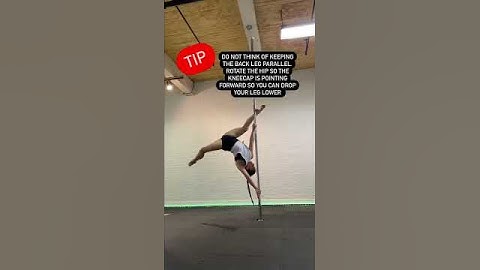 How to do an Extended Butterfly // Pole Dance Tutorial #poledance #polefitness