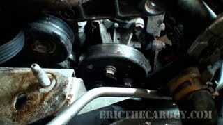 2002 Cavalier Water Pump Replacement (Part 1)  EricTheCarGuy