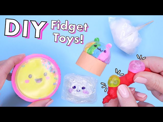 $1 Squishy Makeover To Fidget Toys! 