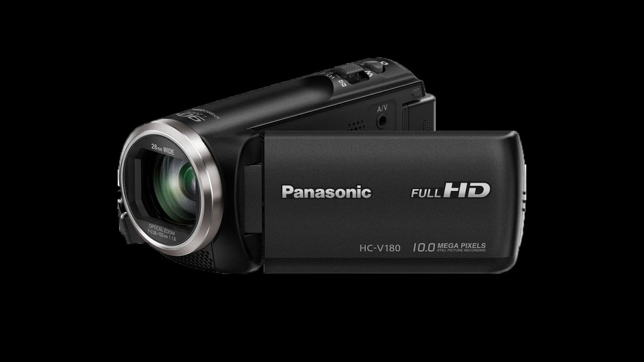 Panasonic HC V180 - Best Video - Audio menu settings on this Camera