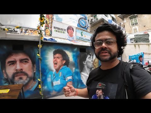 The Cult of Maradona in NAPOLI  | Shrine of  Maradona 