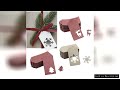 50PCS Chrismtas Kraft Paper Tags Hollow Red White Natural Snowflake/Deer Crafts Hanging Tag Christma