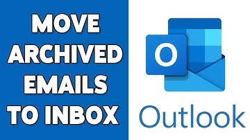 How To Move Archived Emails To Inbox On Outlook 2024 | Retrieve Archived Emails On Outlook