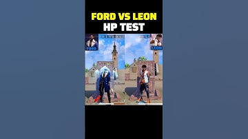 FORD VS LEON HP TEST 😱🔥 | HP TEST | BEST CHARACTER SKILL COMBINATION FREE FIRE | FREE FIRE #shorts