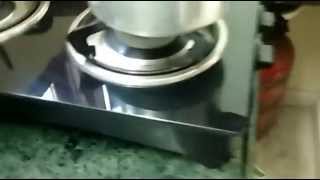 Padmini 4 burner glass top gas stove