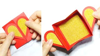 How to Make Valentine's Day Heart Box with Template | Card Making Ideas