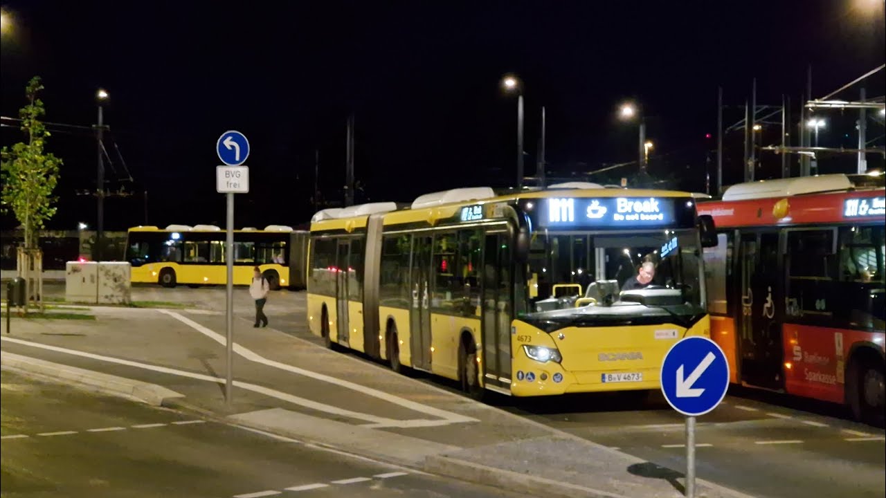 Bus Berlin | Mitfahrt im M11 von S Schöneweide/Sterndamm bis S Buckower Chausse West im Scania GN 16