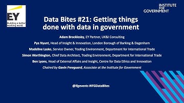Data Bites #21: Getting things done with data in government