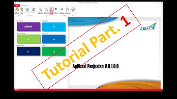 Tutorial Aplikasi Penjualan VB.Net Part 1 || Menu Utama