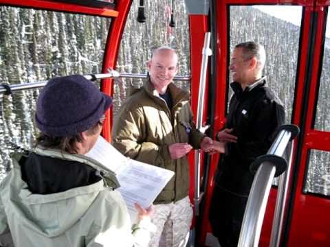 Garth and Brian Whistler Peak2Peak Wedding February 5th, 2011