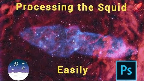 Processing the Squid Nebula on SIRIL and PHOTOSHOP