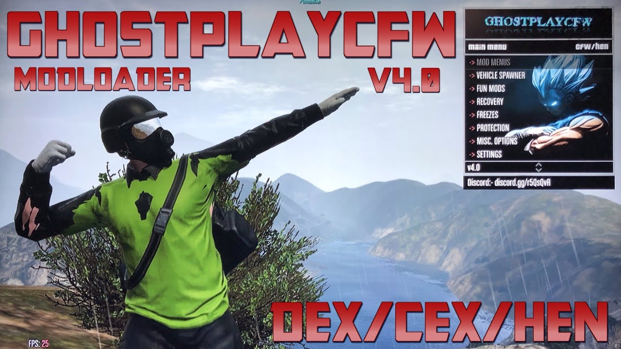 GhostPlayCFW v4.0 [HEN/CEX/DEX] 