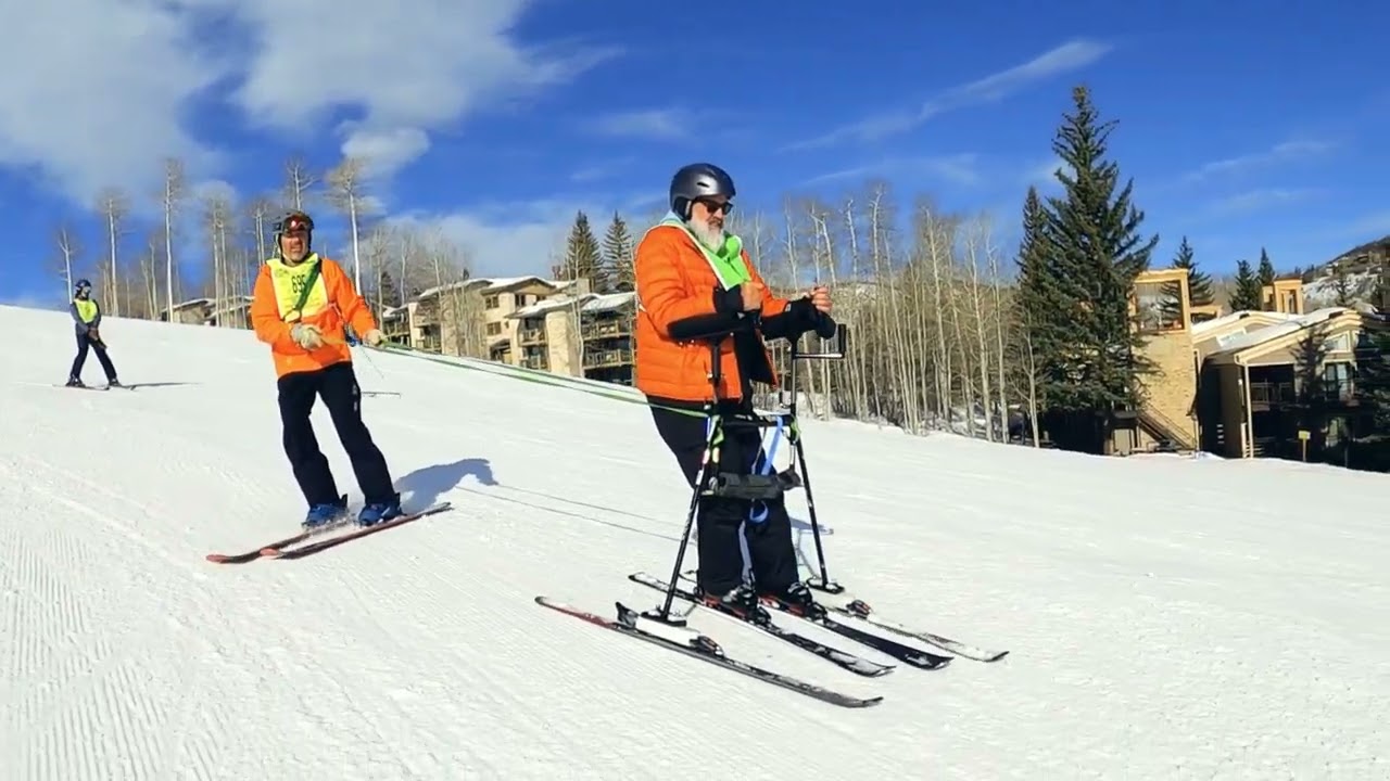 ⁣Disabled Veteran experiences hope after being able to ski again