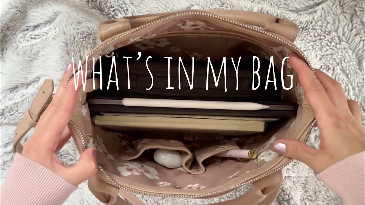 What’s in my bag for Grad School? iPad for Notes, a fountain pen