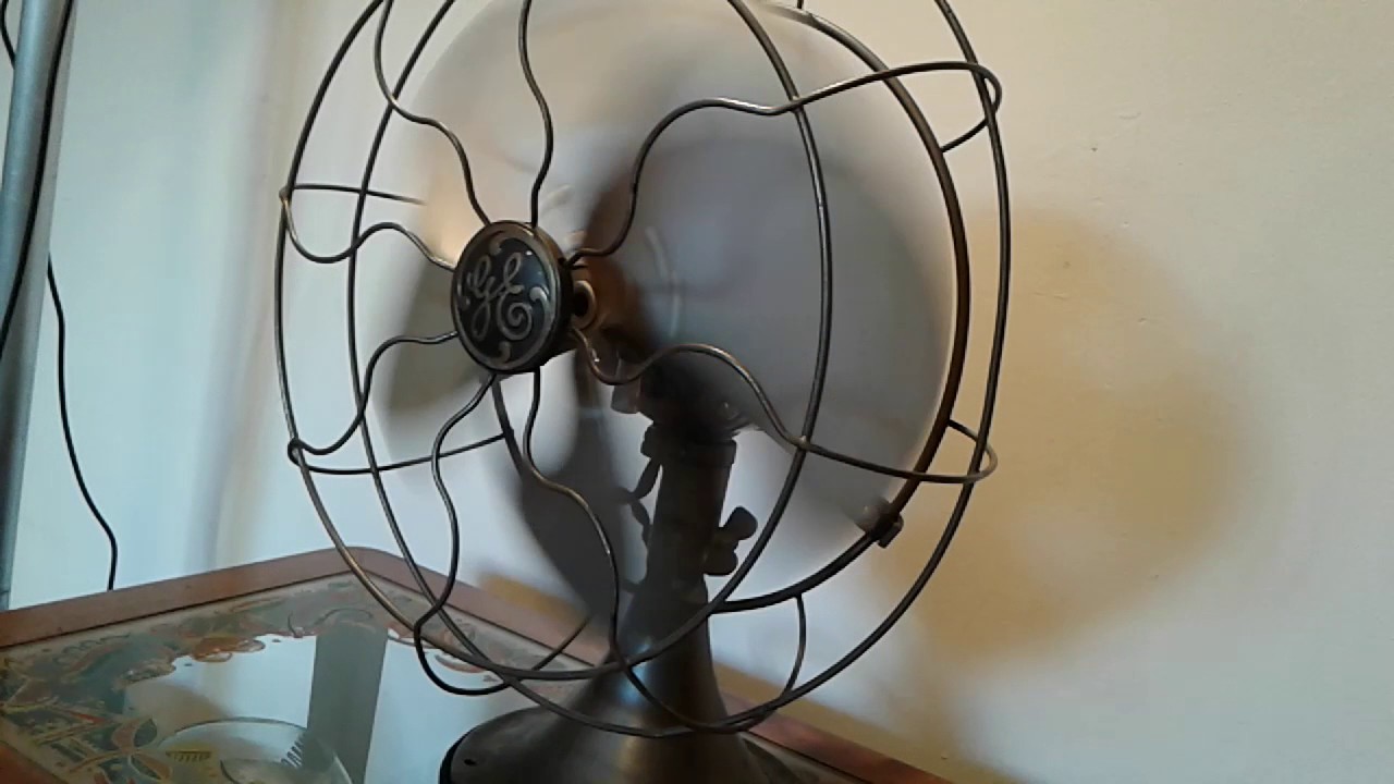 Ventilador antiguo General Electric 1930 U.S.A