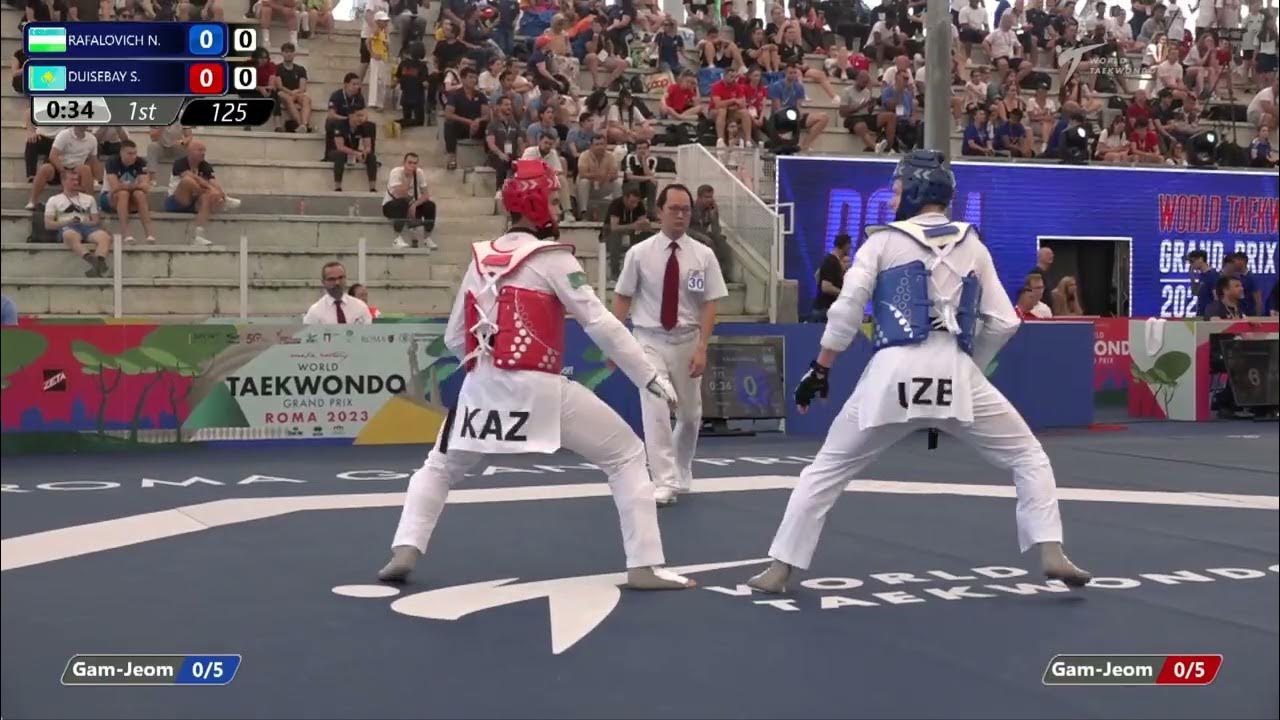 125 Quarterfinals MEN M +80KG UZB RAFALOVICH N KAZ DUISEBAY S YouTube