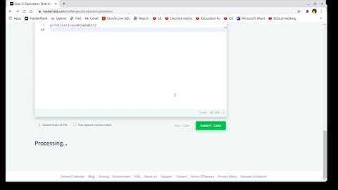 Day 2: Operators | Hackerrank | Python3