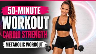 MELT FAT FAST: 50-min CARDIO & STRENGTH   ABS | Metabolic Workout to Lose Weight & Build Lean Muscle