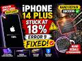 iPhone 14 Plus Stuck on Apple Logo 😱 Error 9 FIXED (18% Issue) #iphonerepair #applelogo