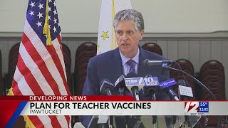 McKee announces initiative to vaccinate RI teachers, school staff, childcare workers by the end of M