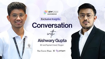 Polygon’s Aishwary Gupta on India’s Crypto Future, ARC Token,  and Regulations Explained | IBW 2025