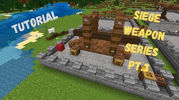 How To Build a Simple Battering Ram in Minecraft!! [Tutorial 2023]