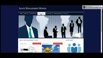 Leave Management System Advance | PHP and MySQL Project Source Code | PHP MySQL CRUD Project