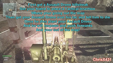 MW3 Glitches - *NEW* ASSAULT DRONE Glitch Out Of Every Multiplayer Online Map