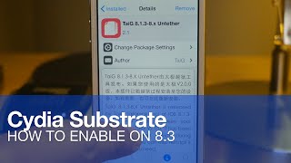 How to enable Cydia Substrate on iOS 8.3 screenshot 5
