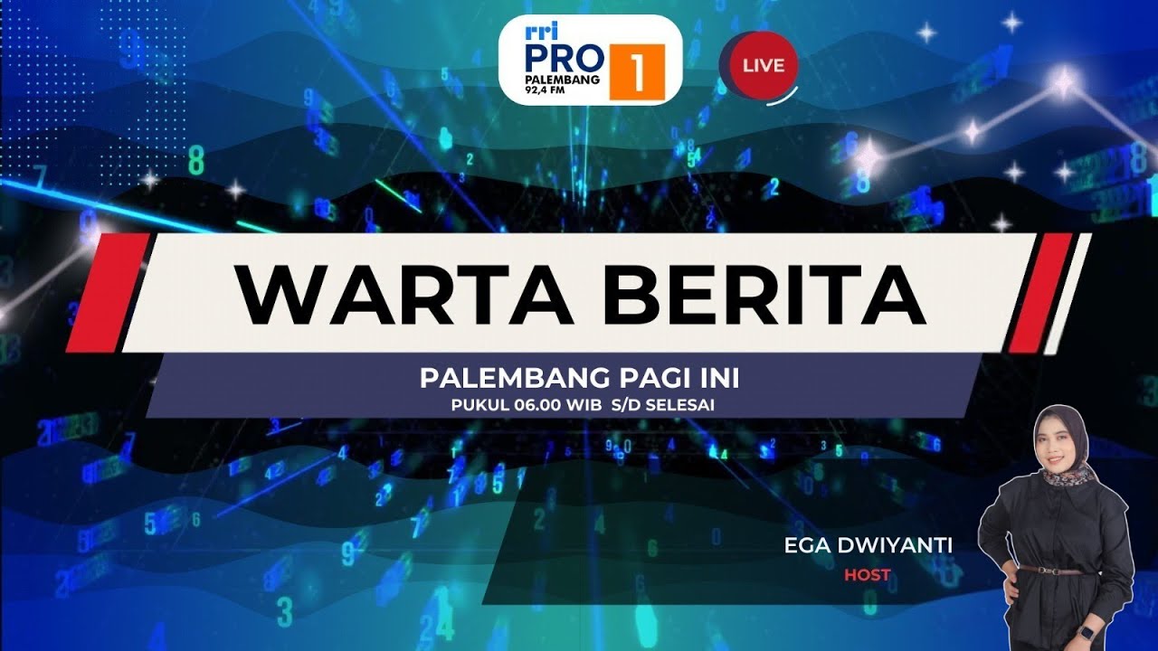 WARTA BERITA PAGI - RRI PALEMBANG, 06 MARET 2026