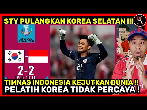 MENANG LUAR BIASA !!! KE SEMI FINAL TIMNAS INDONESIA 2(11) VS  2(10) KOREA SELATAN PIALA ASIA U23