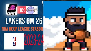 Booker HEATS UP FOR 20-20  vs. Lakers ( Lakers vs. Suns) NBA Hoop League Season 2023-24 GM 26