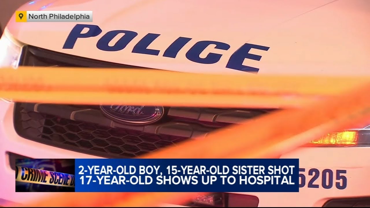 2yearold boy, 15yearold sister among 3 children shot in