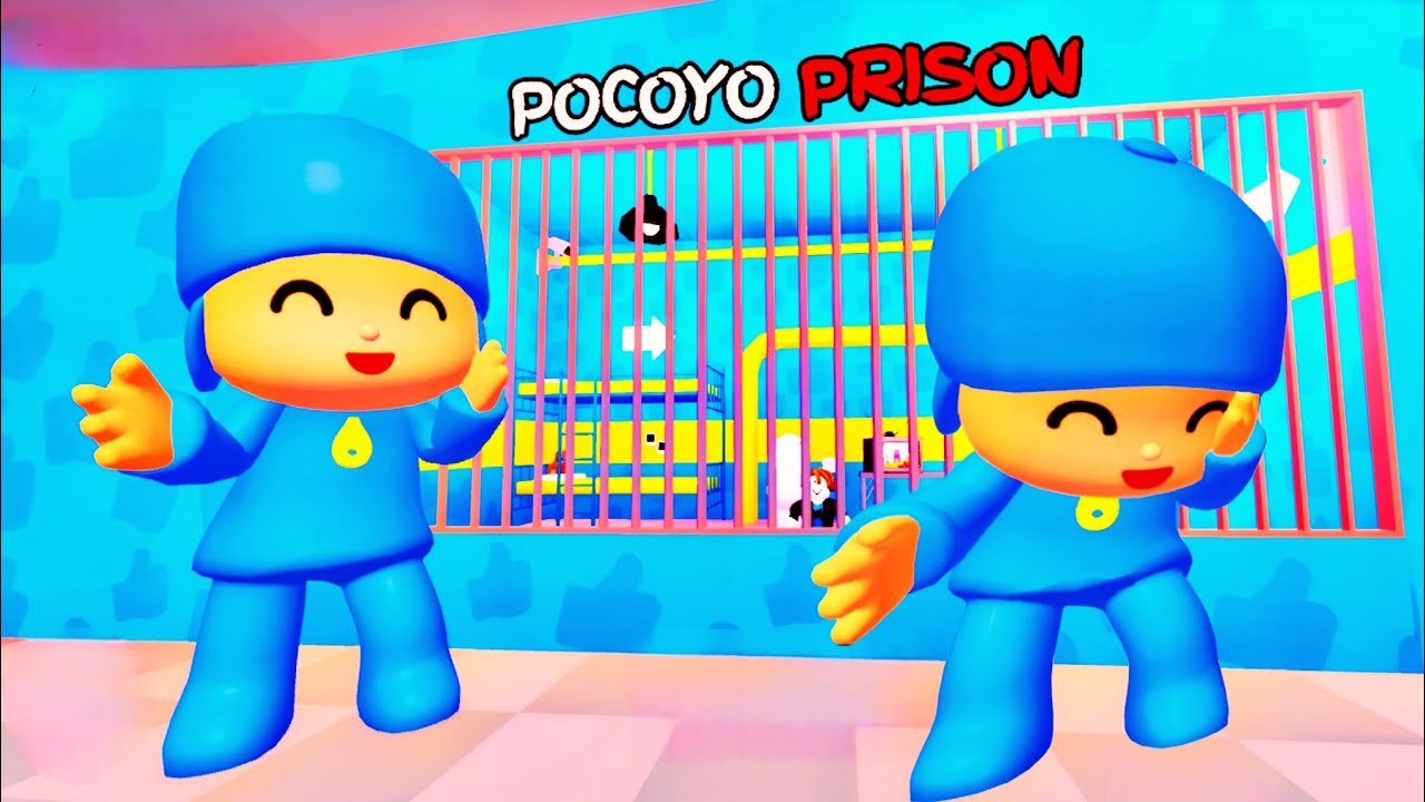 ESCAPE 🧢 POCOYO POCOYO PRISON RUN!(Obby) FULL GAMEPLAY