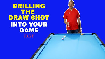 How to Shoot a Draw Shot - Free Pool Lessons)