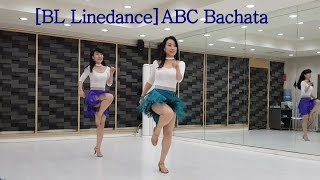 ABC BachataLinedance(Beginner) Carine MISIAK - (Demo \u0026 Tutorial)