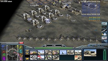USA Laser - Command & Conquer Generals Zero Hour - 1 vs 7 HARD Gameplay